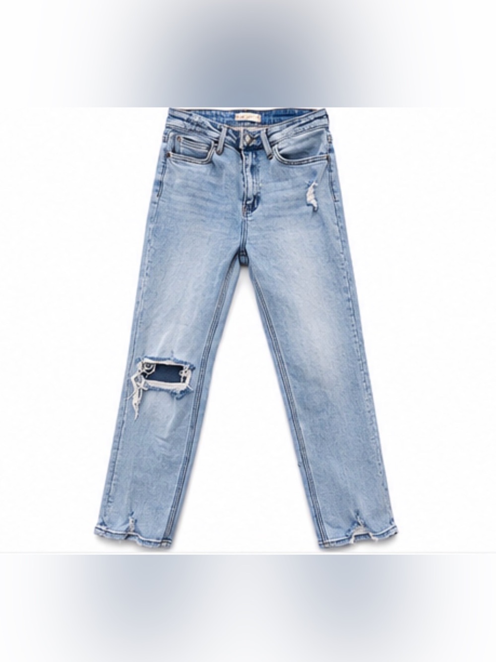Alter’d State Light Wash Distressed Jeans Size 27 High Rise